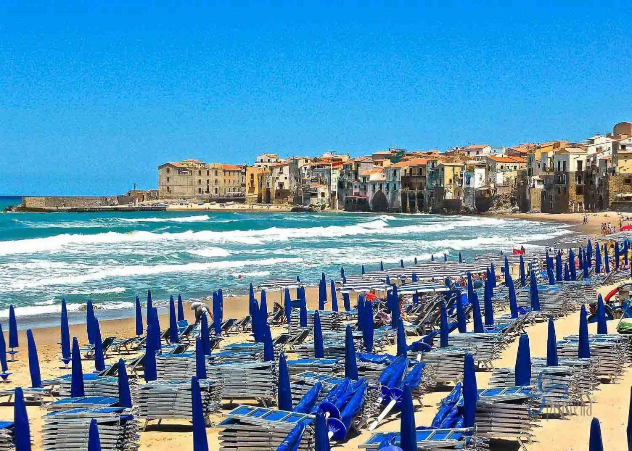 Mansarda Con Vista Piscina Villa Campofelice Di Roccella Bagian luar foto